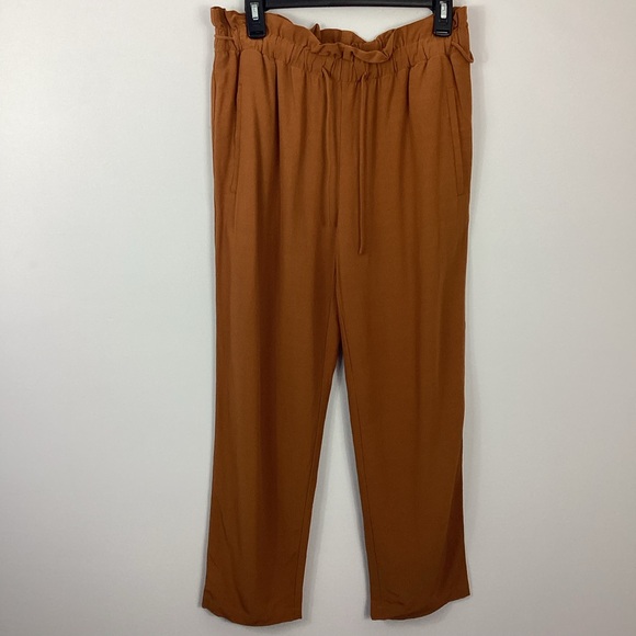 Eileen Fisher Pants - Eileen Fisher Paperbag Tencel Viscose Straight Leg Crepe Pants Size Small